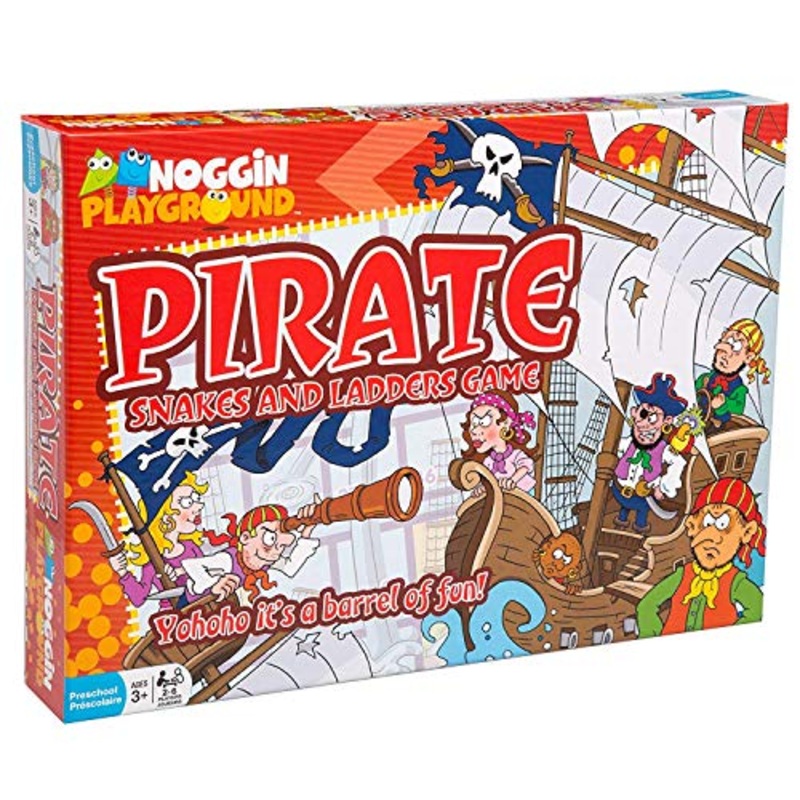 Outset Media Noggin Playground's Pirates Snakes and Ladders Early Learning Math Game for Young Kids