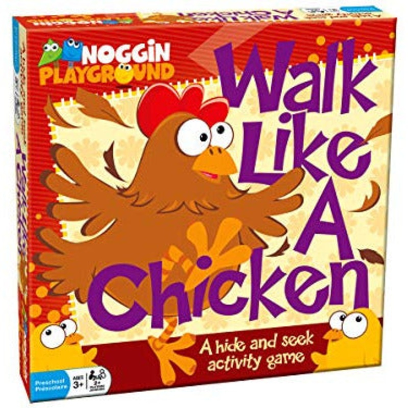 Outset Media Noggin Playground's Walk Like a Chicken - A Hide and Seek Activity Game for Young Children