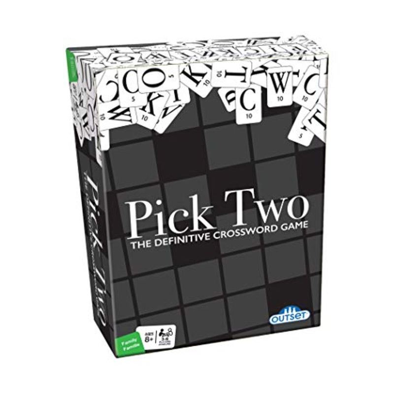 Outset Media Pick Two Crossword Tile Game in a Box