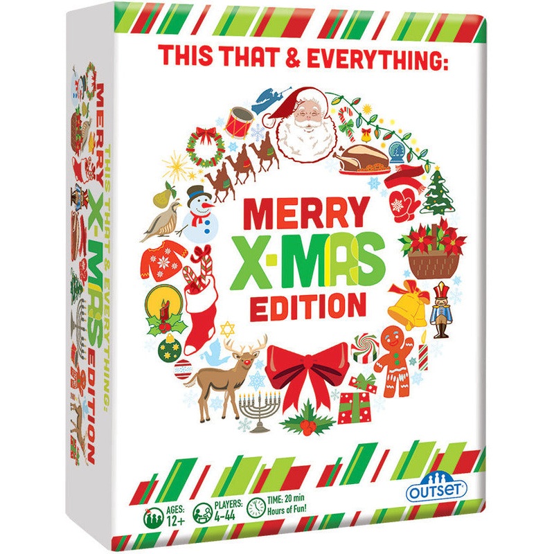 Outset Media This That and Everything Party Game - Merry Christmas Edition