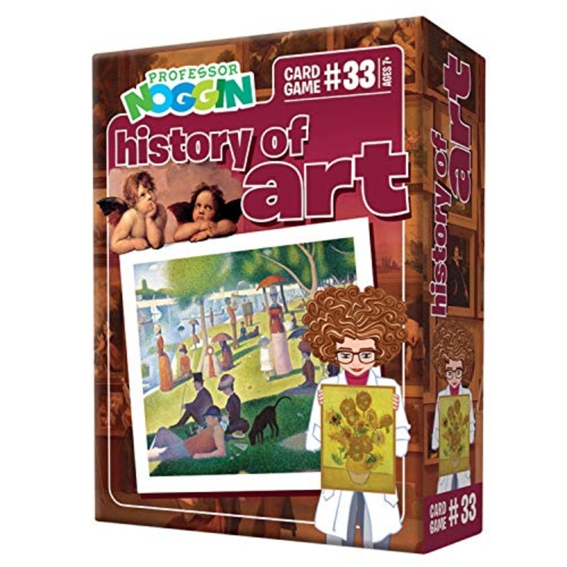 PProfessor Noggin's History of Art Trivia Card Game - an Educational Trivia Based Card Game for Kids
