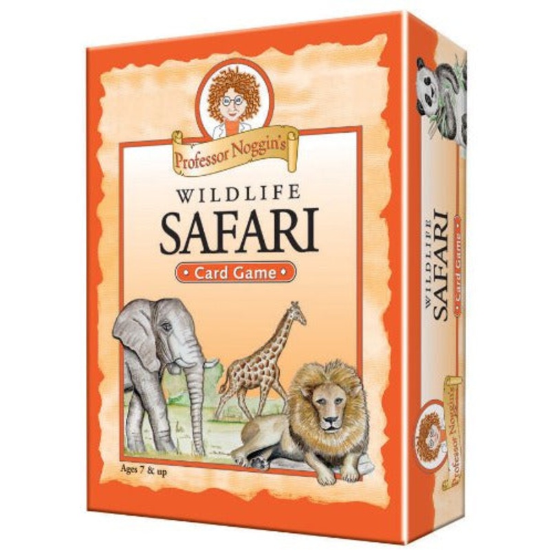 Professor Noggin Wildlife Safari Trivia Card Game