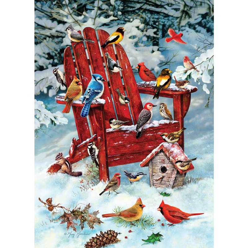 Cobble Hill Adirondack Birds Jigsaw Puzzle, 1000 Piece