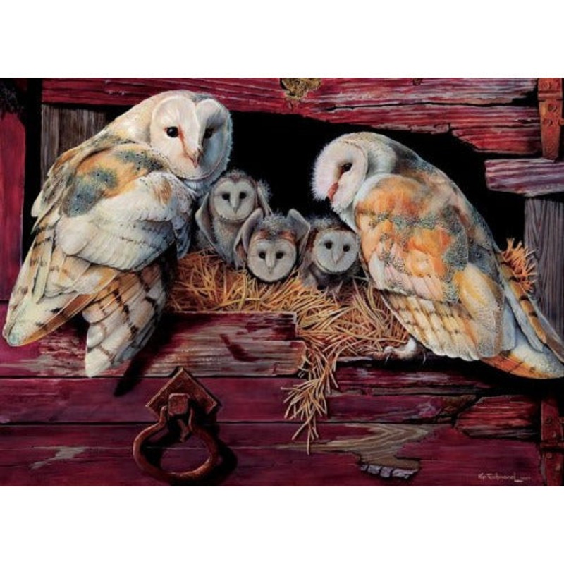 Cobble Hill Barn Owls Puzzle, 1000 Pieces