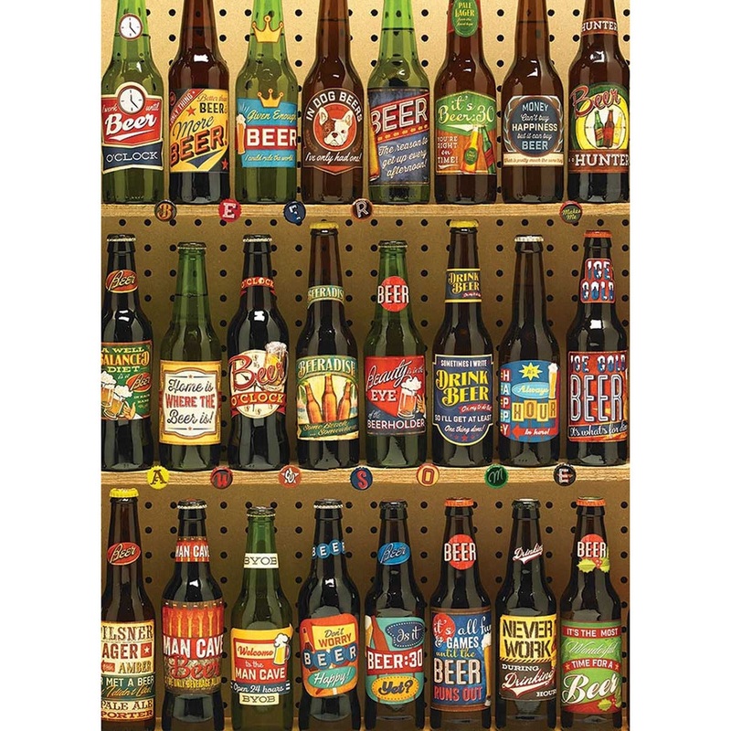Cobble Hill Beer Collection Jigsaw Puzzle, 1000 Pieces