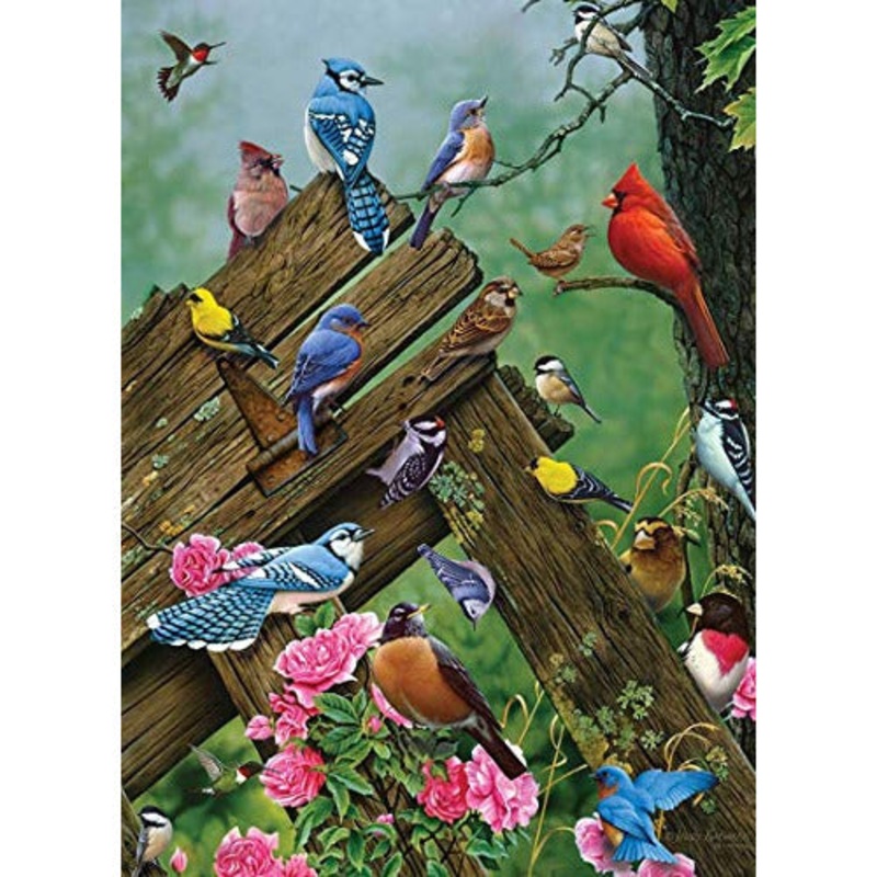 Cobble Hill Birds of The Forest Jigsaw Puzzle, 1000 Pieces