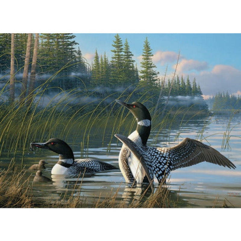 Cobble Hill Common Loons Jigsaw Puzzle, 1000 Pieces