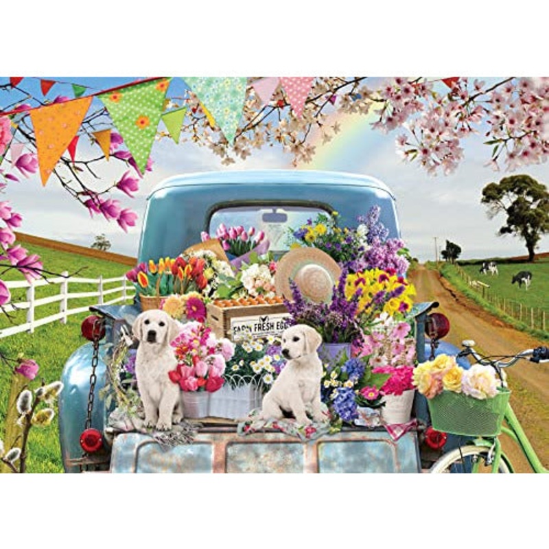 Cobble Hill  - Country Truck in Spring - 500 Piece Puzzle