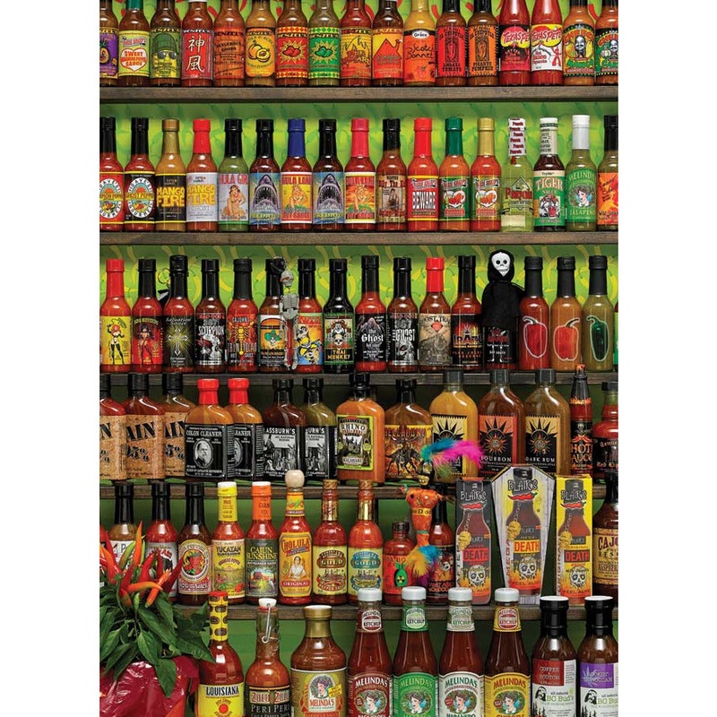 Cobble Hill Hot Sauce Jigsaw Puzzle, 1000 Piece