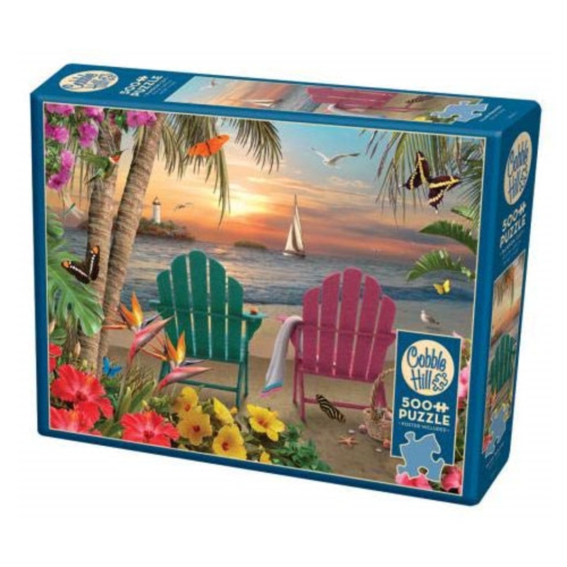 Cobble Hill Island Paradise Jigsaw Puzzle, 500 Pieces