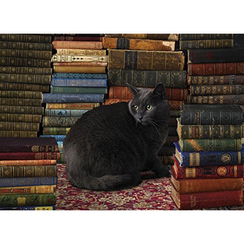 Cobble Hill - Library Cat - 1000 Piece Puzzle