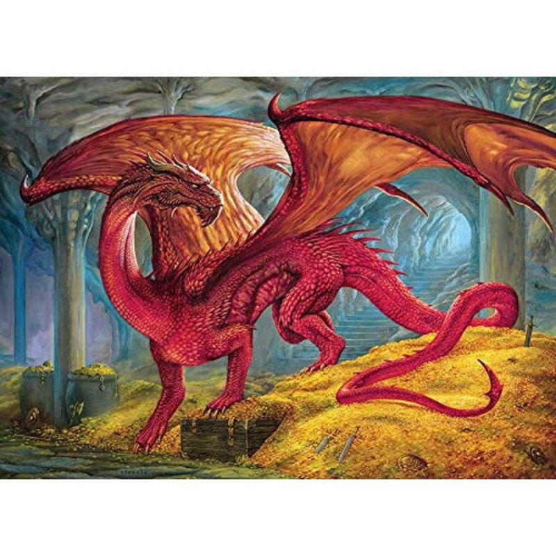Cobble Hill - Red Dragon's Treasure - 1000 Piece Puzzle