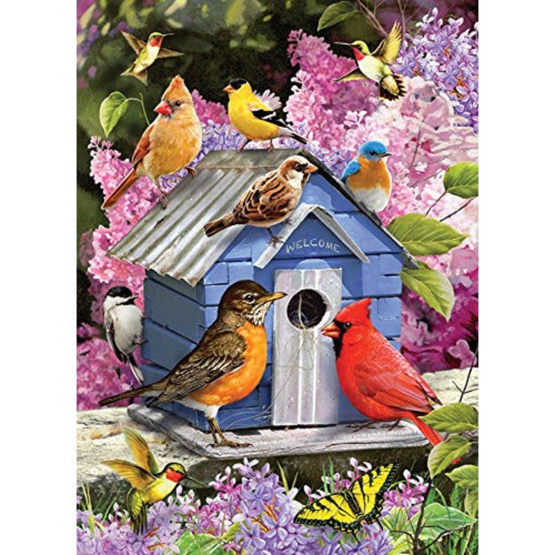 Cobble Hill - Spring Birdhouse - 1000 Piece Puzzle