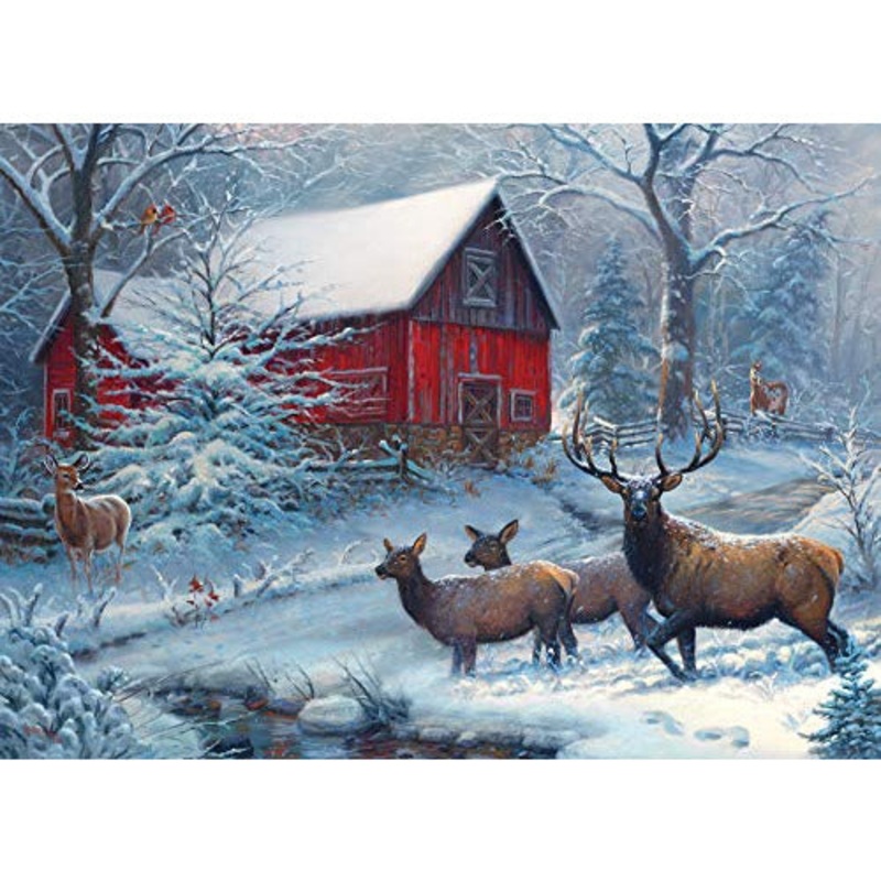 Cobble Hill Winter Magic Puzzle, 1000 Pieces