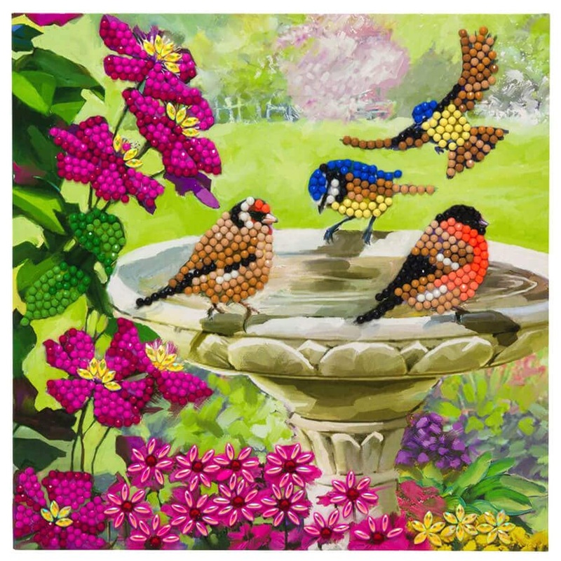 Crystal Art Card Kit - Birds