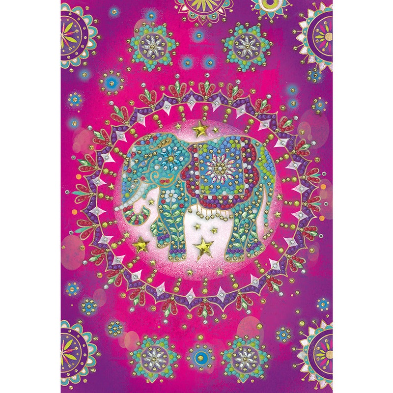 Crystal Art Notebook Kits, Elephant Fantasy