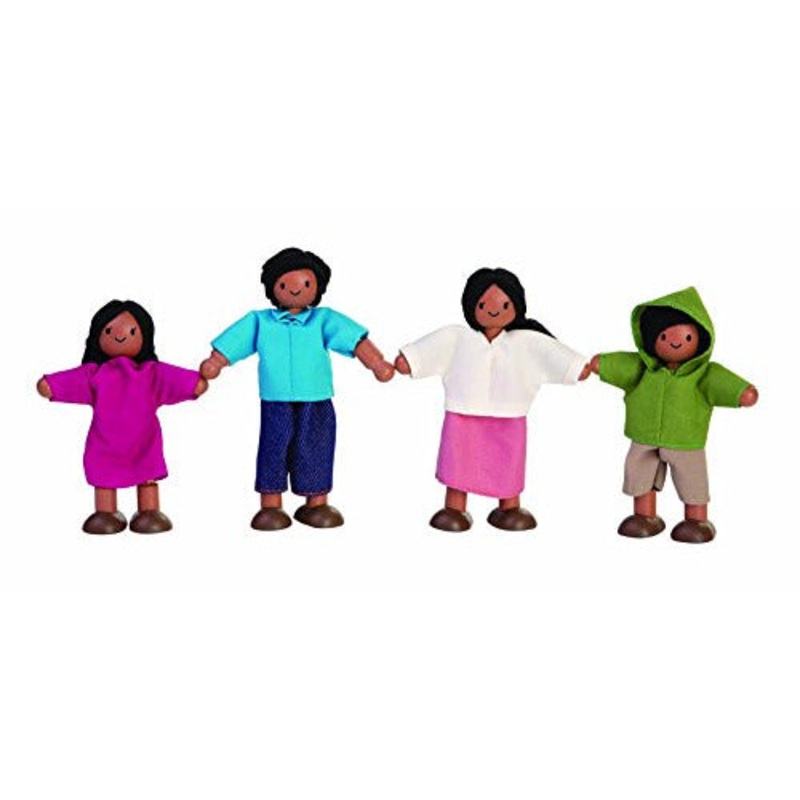 PlanToys Dollhouse Ethnic Doll Family