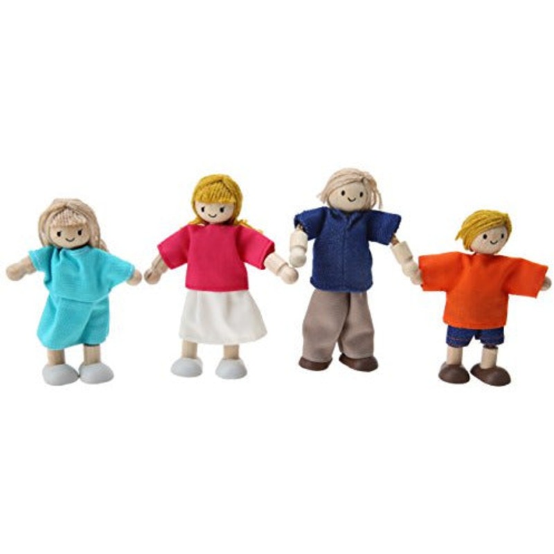 Plan Toy Caucasian Doll Family