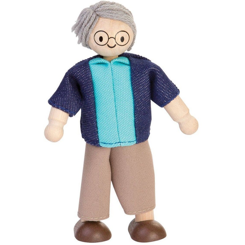 Plan Toys Grandfather Doll for Dollhouse