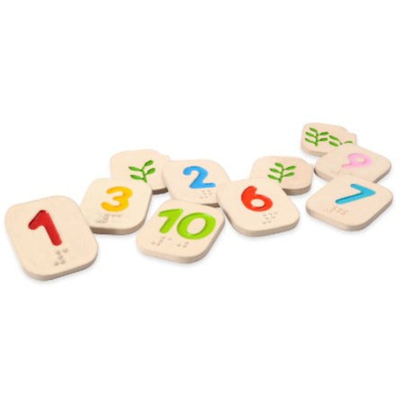 PlanToys Braille Numbers 1 - 10