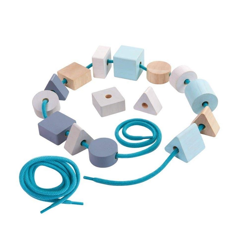 PlanToys Geo Lacing Beads