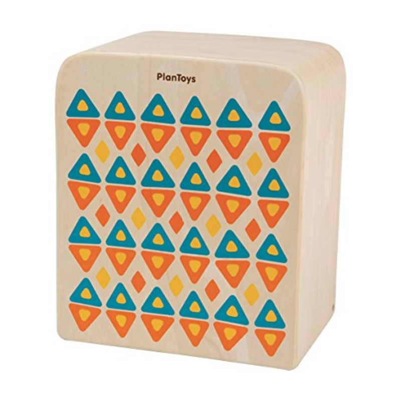 PlanToys Rhythm Box II Wood Hand Drumming Musical Instrument