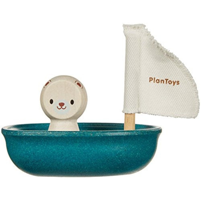 PlanToys Sailing Boat, Polar Bear