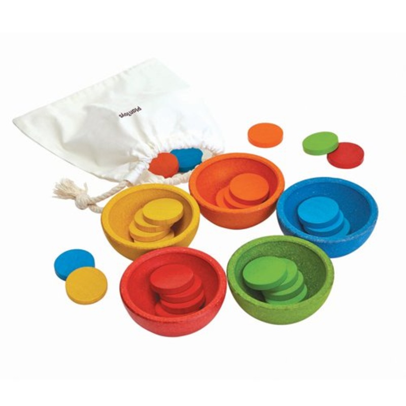 PlanToys Sort & Count Cups Baby Toy