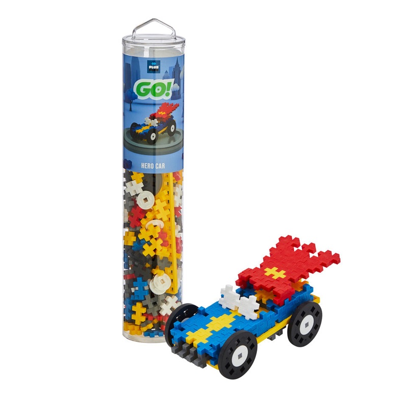Plus Plus Tube Puzzle, 200 Pc Color Cars, Hero