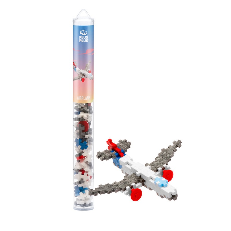 Plus Plus Tube Puzzle, 70 Pc Airplane