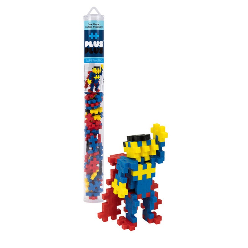 Plus Plus Tube Puzzle, Superhero