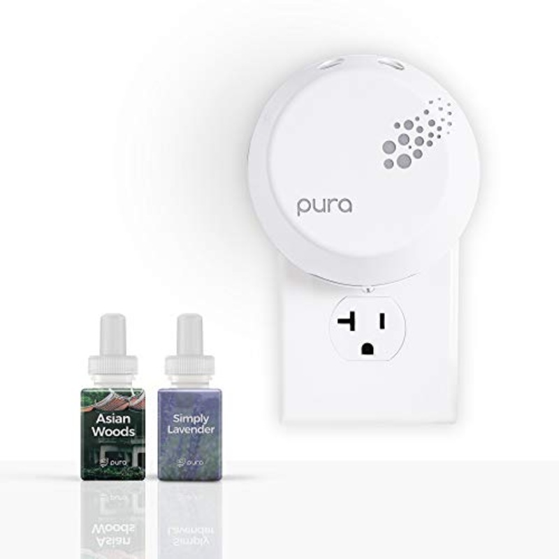 Pura Smart Home Fragrance Device Starter Pack (Asian Woods & Spice and Simply Lavender)