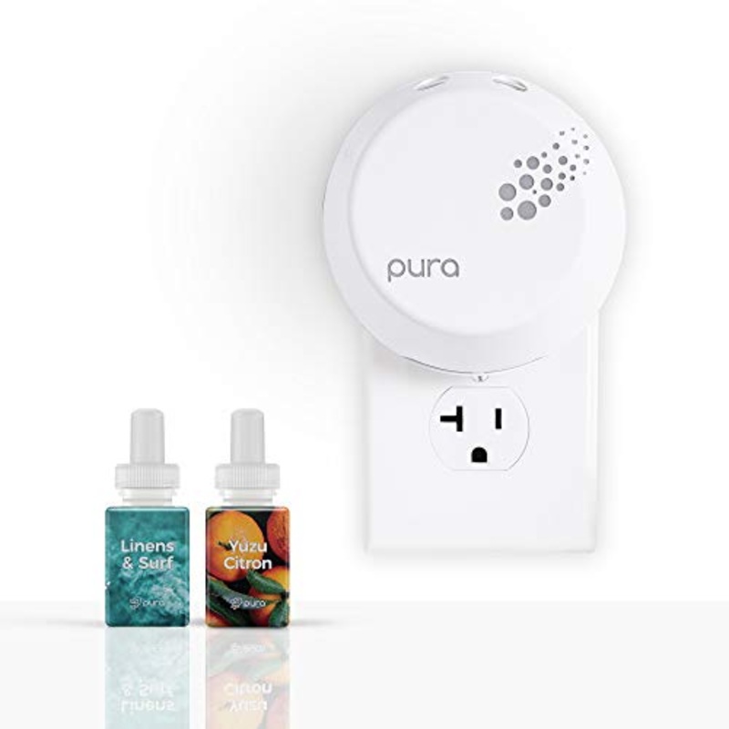 Pura Smart Home Fragrance Device Starter Pack (Linens & Surf and Yuzu Citron)