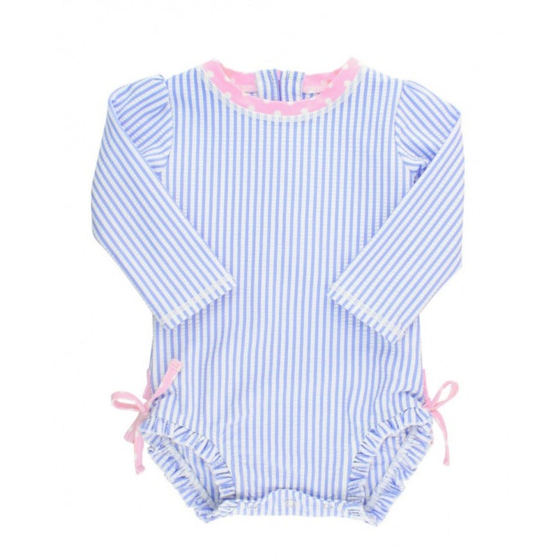Periwinkle One Piece Rash Guard, 18-24M