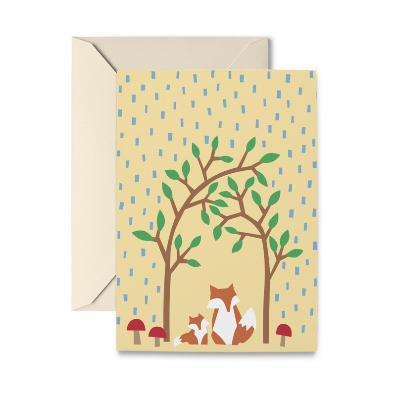 R. Nichols-Greeting Card-Baby Fox