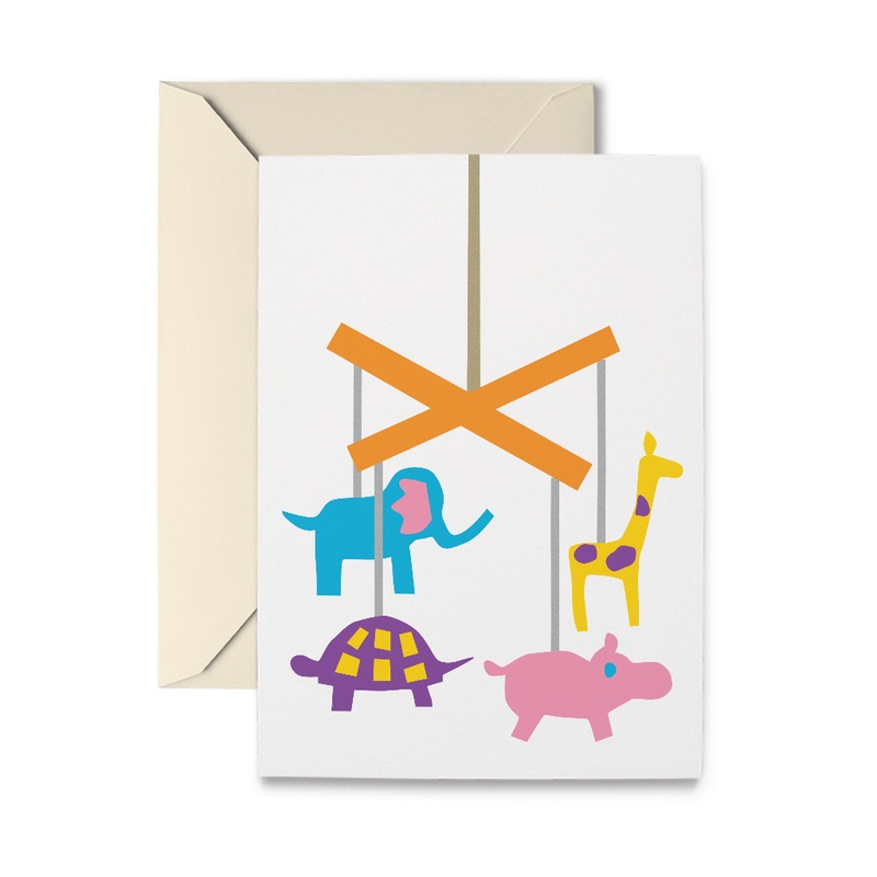 R. Nichols-Greeting Card-Baby Mobile