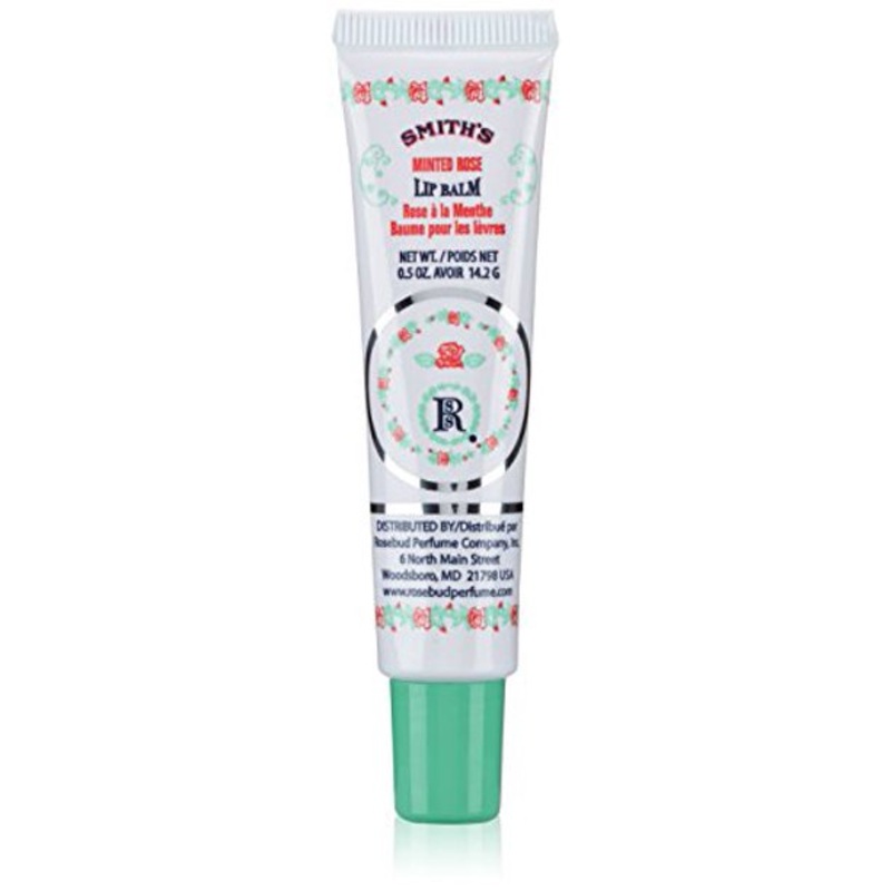 Rosebud Perfume Co Minted Rose Lip Balm Tube