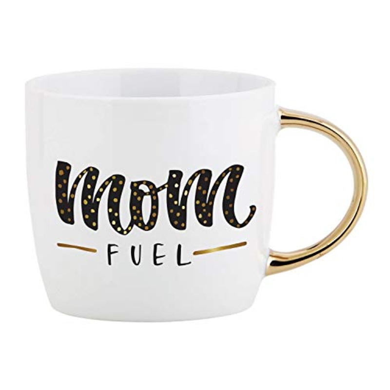 Santa Barbara Design Studio Gold Handle Mug - Mom Fuel
