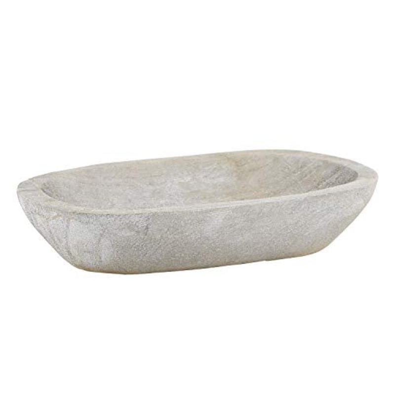 Santa Barbara Design Studio Paulownia Wood Dough Bowl - Small - Grey