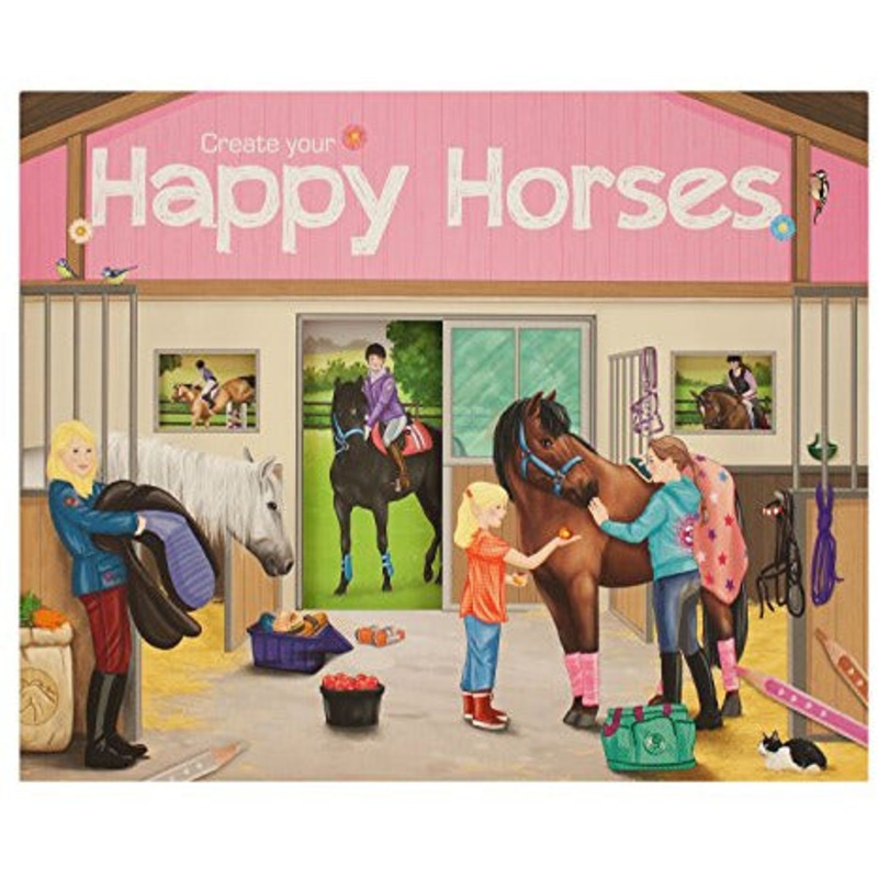 Schylling Horses Dreams Create Your Happy Horses Activity Sticker Book