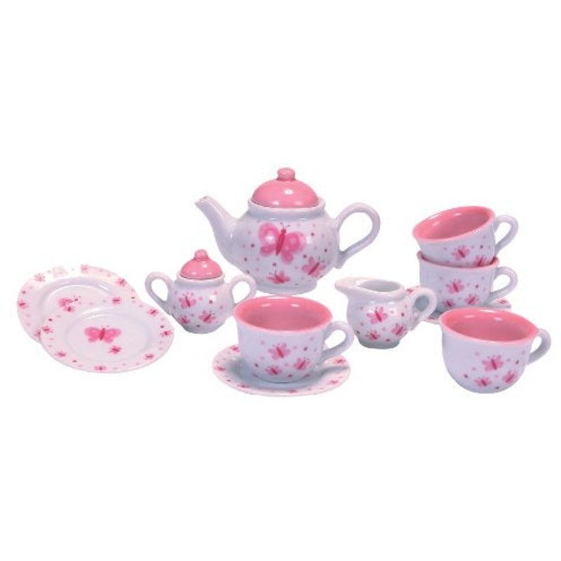 Schylling Toys Butterfly Porcelain Tea Set