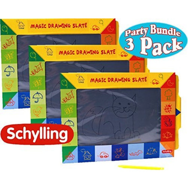 Schylling Magic Slate Drawing Pads Party Pack Bundle
