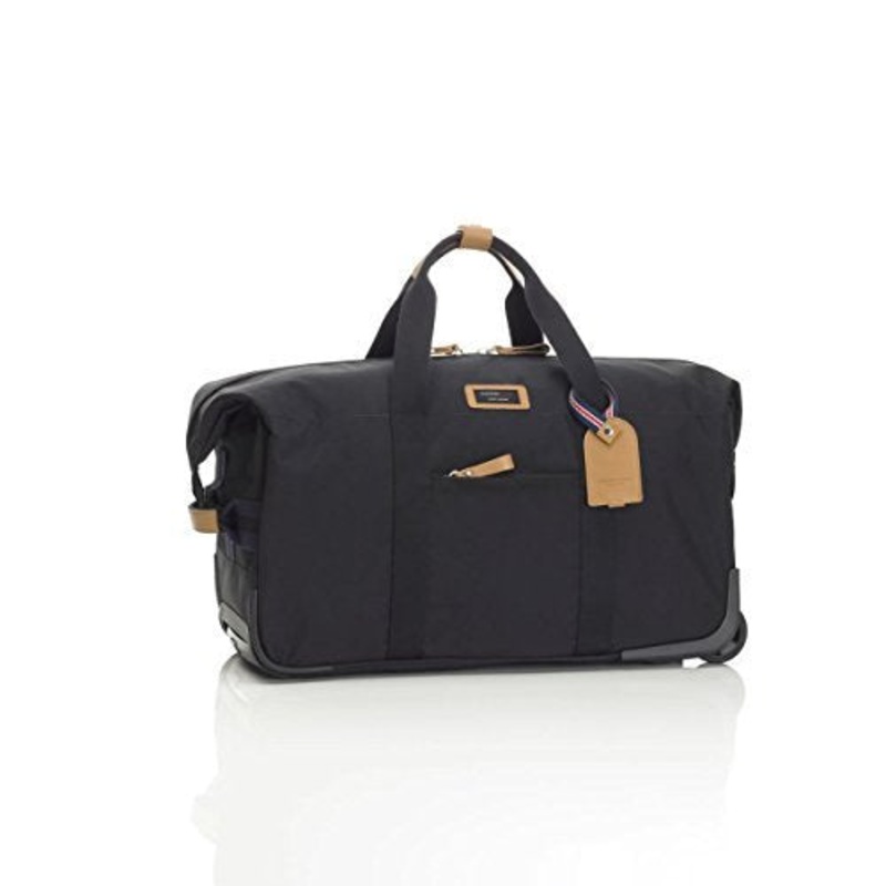 Storksak Black Alexa Luxe Leather Shoulder Bag Diaper Bag