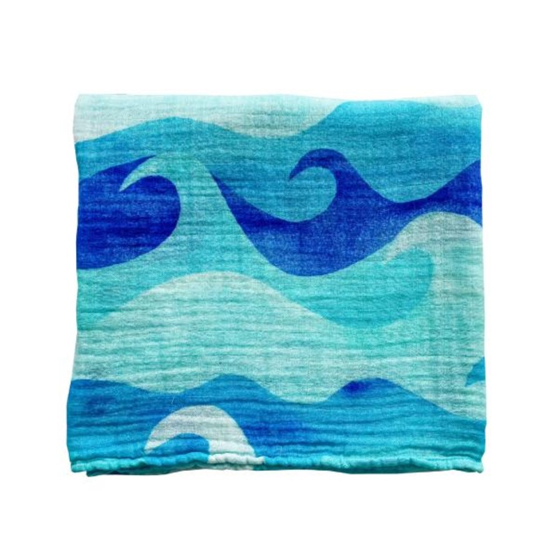 Florida Kid Co. Ocean Wave Swaddle