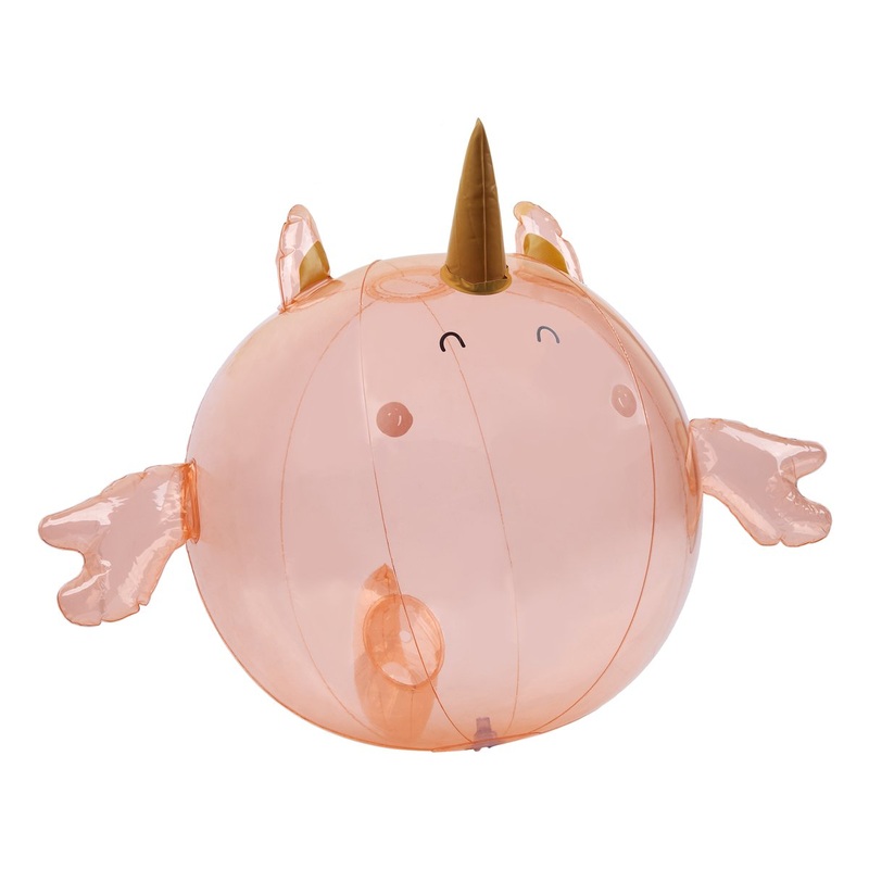 SunnyLIFE Inflatable Buddy Ball Seahorse Unicorn Peachy Pink