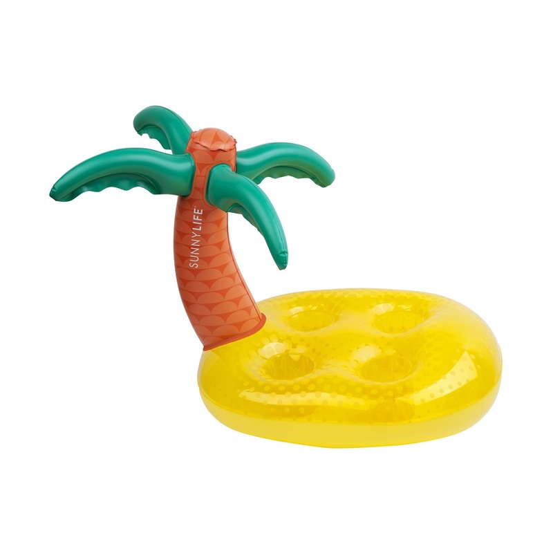 SunnyLIFE- Inflatable Family Drink Holder, Tropical Island
