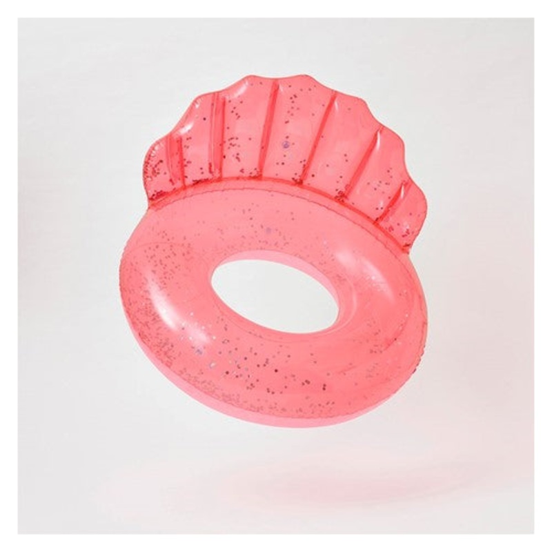 SunnyLIFE-KIDDY POOL SHELL NEON CORAL