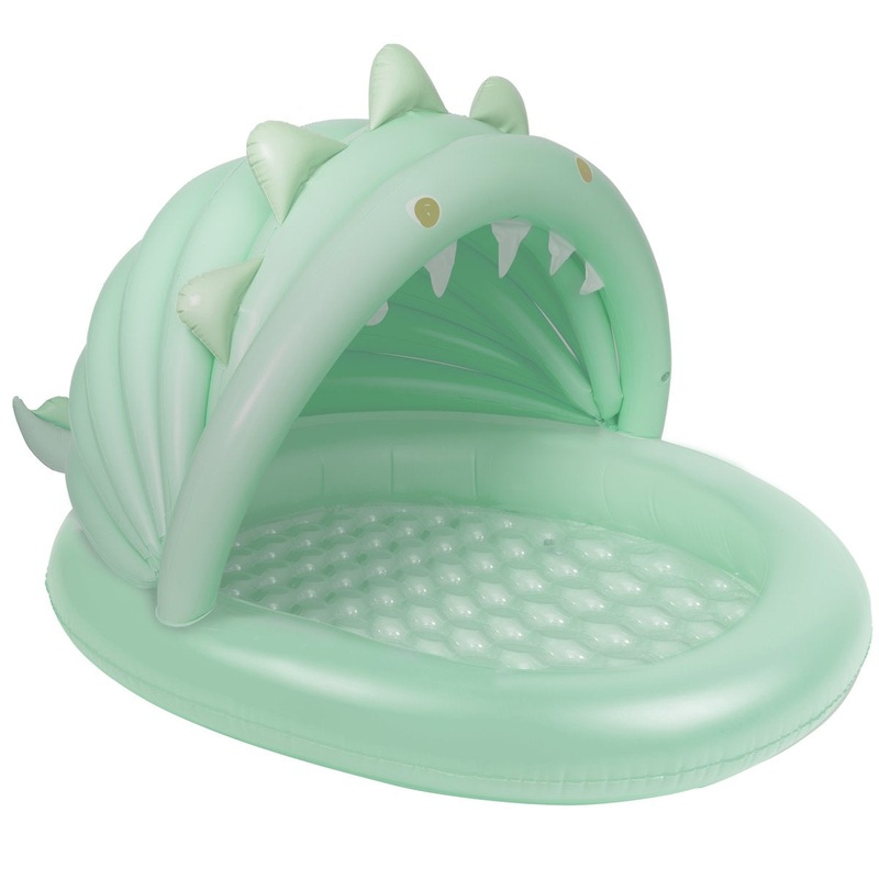 SunnyLIFE Kiddy Pool Surfing Dino Ice Mint