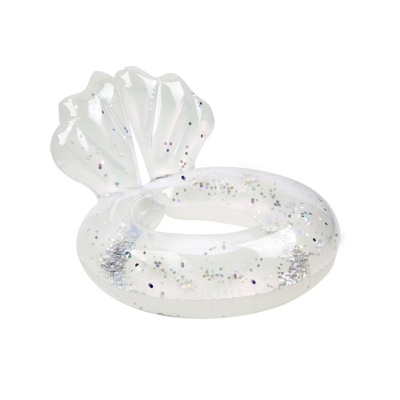 SunnyLIFE Mini Float Ring Shell Holographic