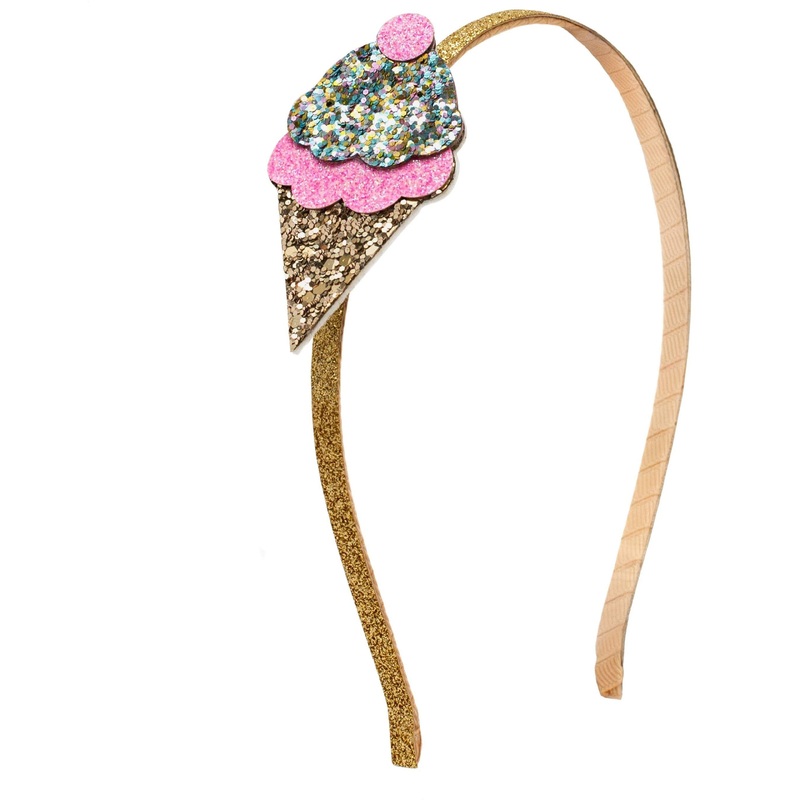Sweet Wink - Headbands - Ice Cream Cone Hard Headband